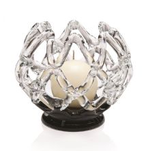 iNet Ball Candleholder 16cm Black Base